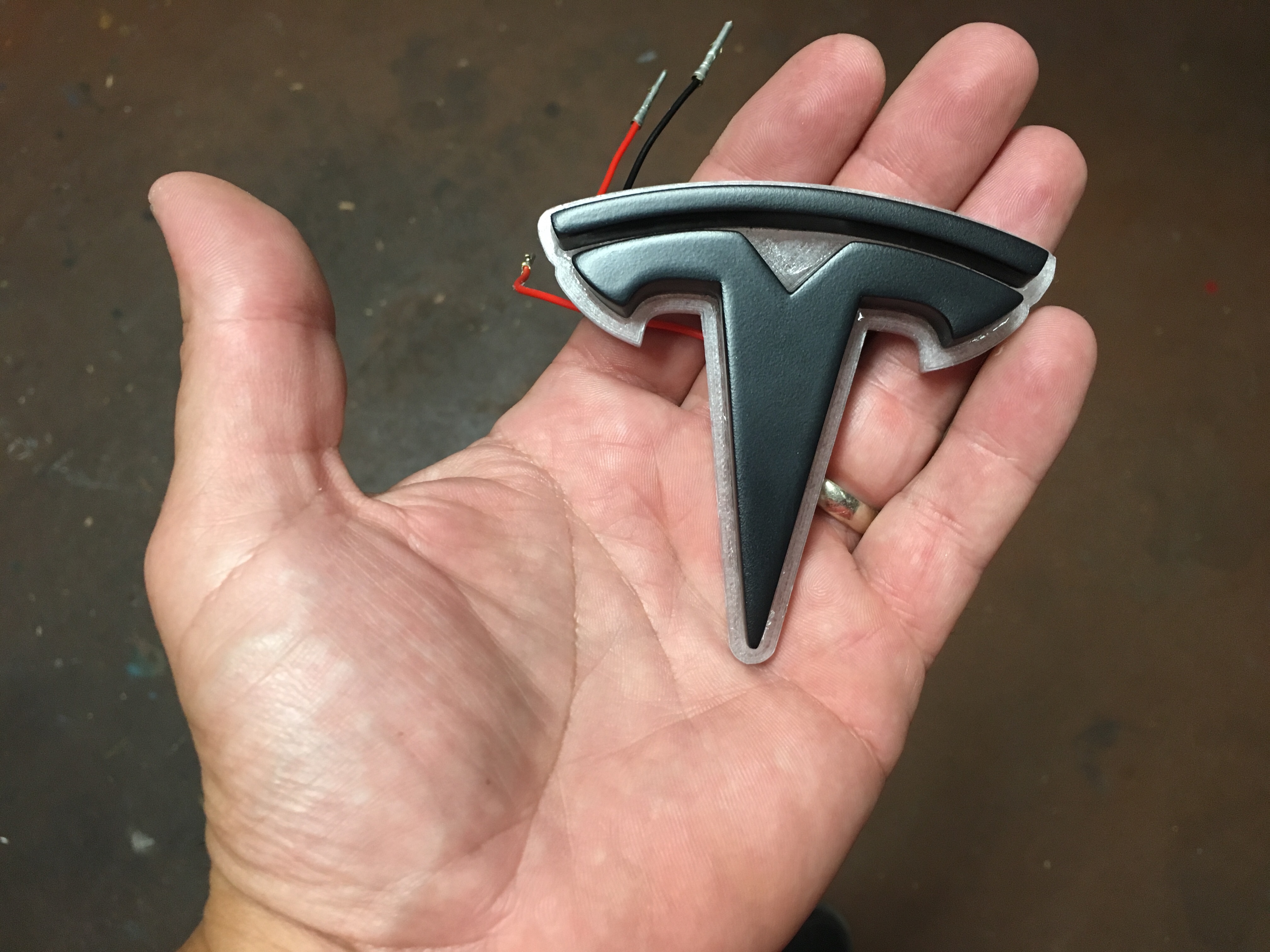 Custom LED Backlit Tesla Model 3 Trunk Emblem – Harmon Customs